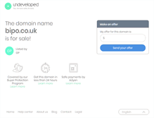 Tablet Screenshot of bipo.co.uk